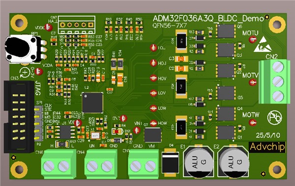 ADM32F036A3Q电机驱动DEMO板